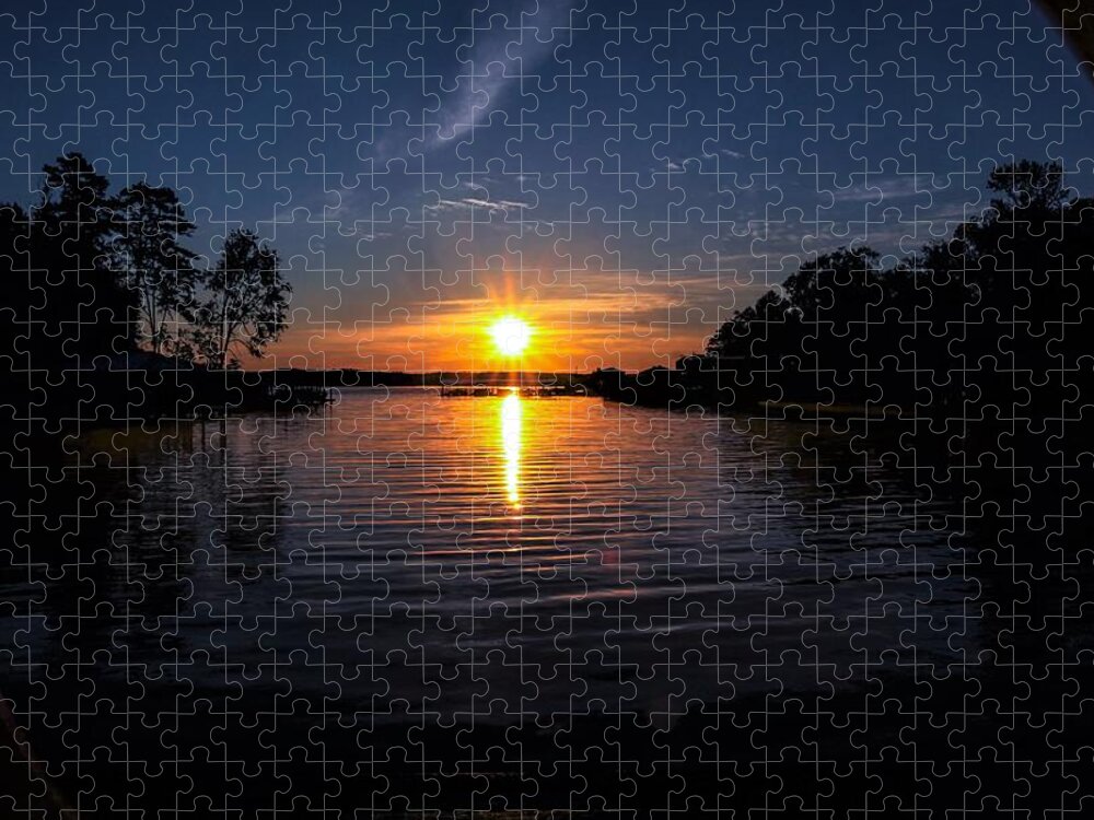 Sunrise Jigsaw Puzzle featuring the photograph Here Comes.... by Ed Williams