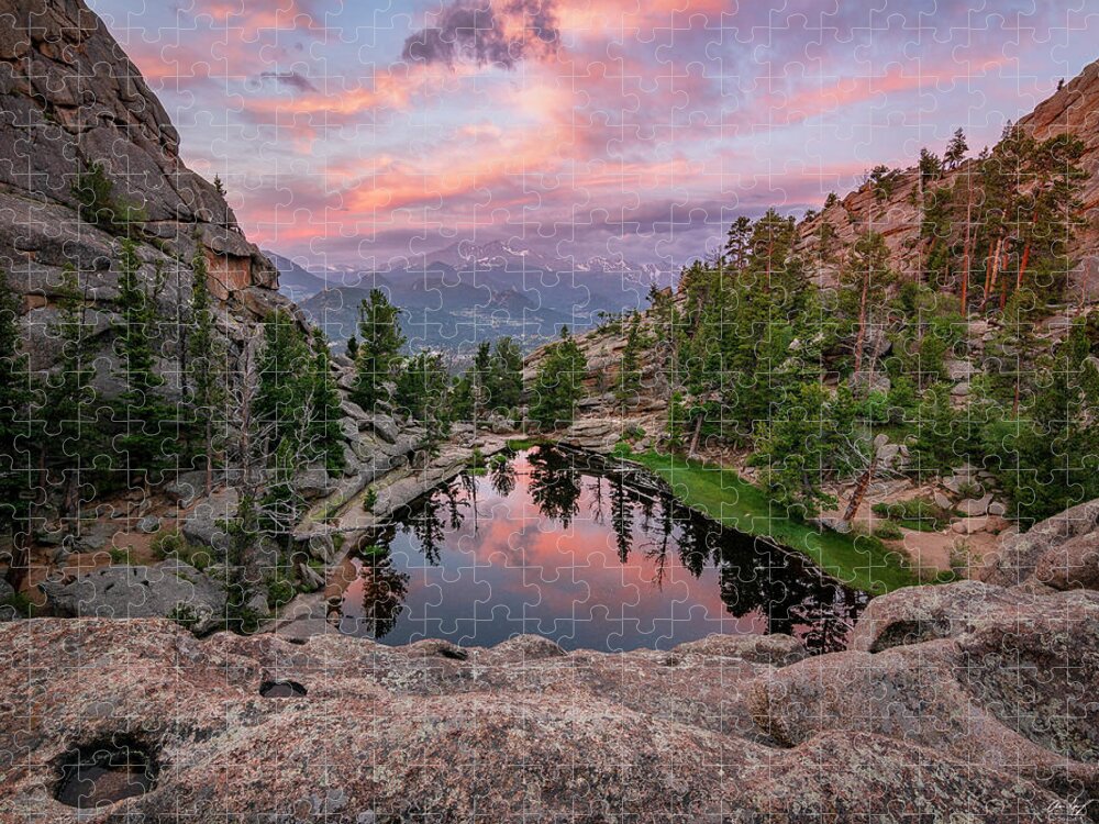 Longs Peak Jigsaw Puzzle featuring the photograph Hidden Gem Sunrise by Aaron Spong