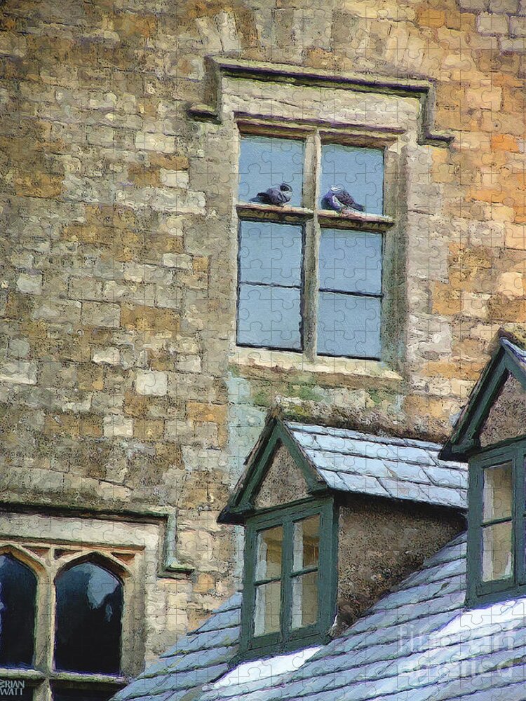 Stow-in-the-wold Jigsaw Puzzle featuring the photograph High Church Perch by Brian Watt
