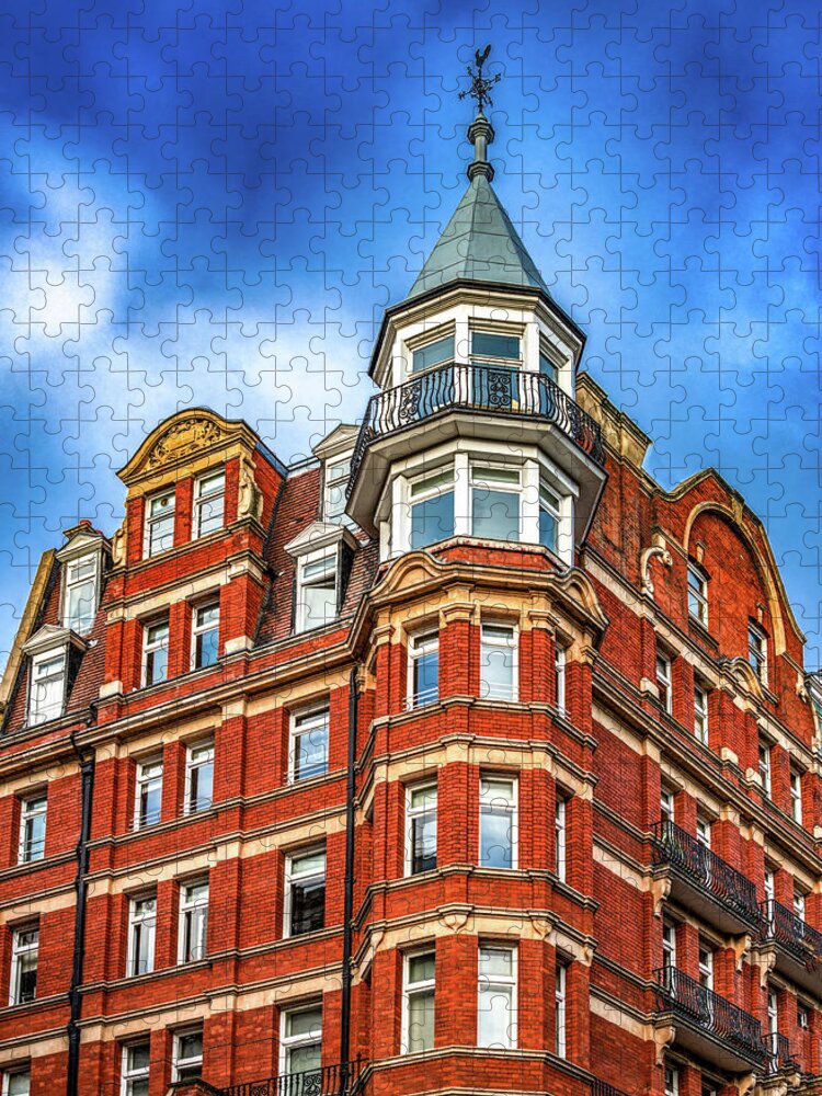 London Jigsaw Puzzle featuring the photograph High Street Kensington, London by Marcy Wielfaert
