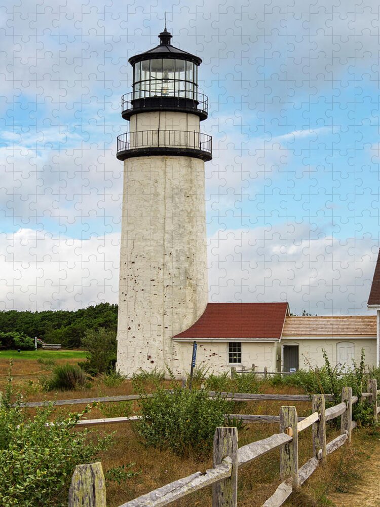 Cape Cod Lighthouse Jigsaw Puzzle featuring the photograph Highland Lighthouse IV by Marianne Campolongo