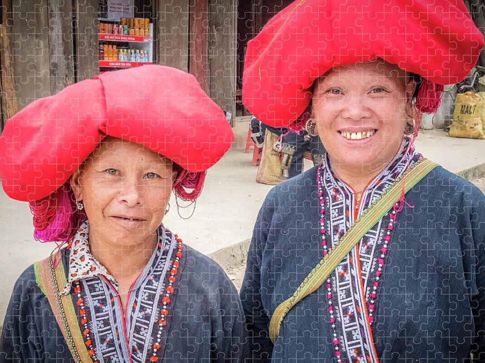 Vietnam Photography Jigsaw Puzzle featuring the photograph Hmong by Marla Brown
