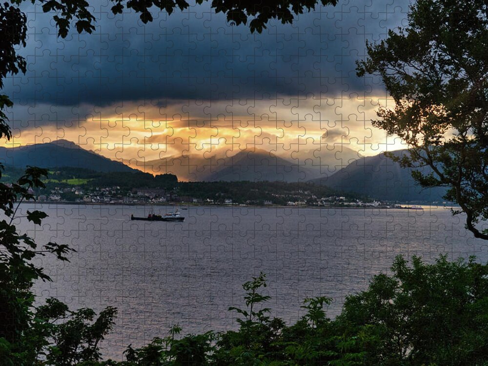 Scotland Jigsaw Puzzle featuring the photograph Home Before Dark by Martyn Boyd
