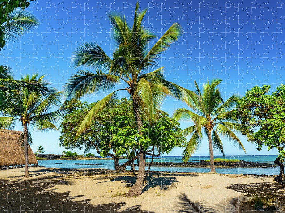 Hawaii Jigsaw Puzzle featuring the photograph Honokohau Beach View by John Bauer
