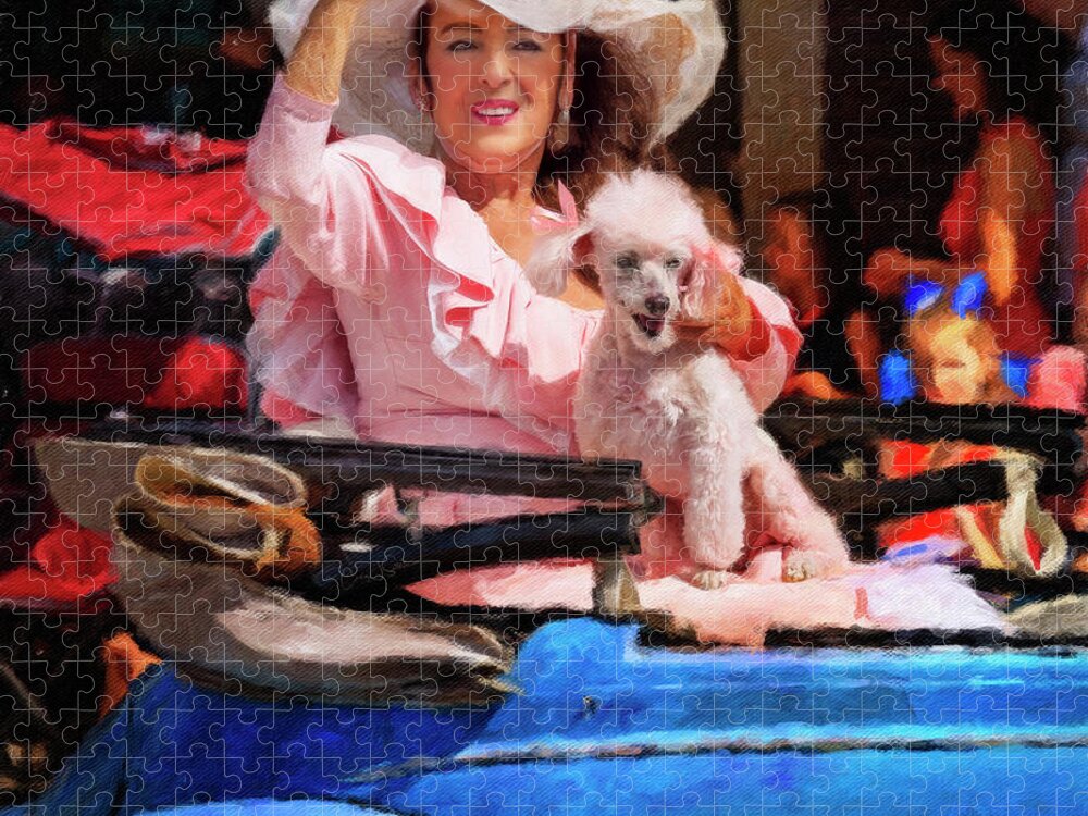 Cody Jigsaw Puzzle featuring the photograph Hope Sheets in Parade by Craig J Satterlee