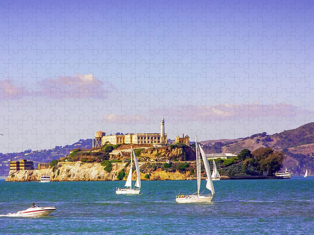 Alcatraz Island Jigsaw Puzzle featuring the photograph Hotel California by Terry Walsh