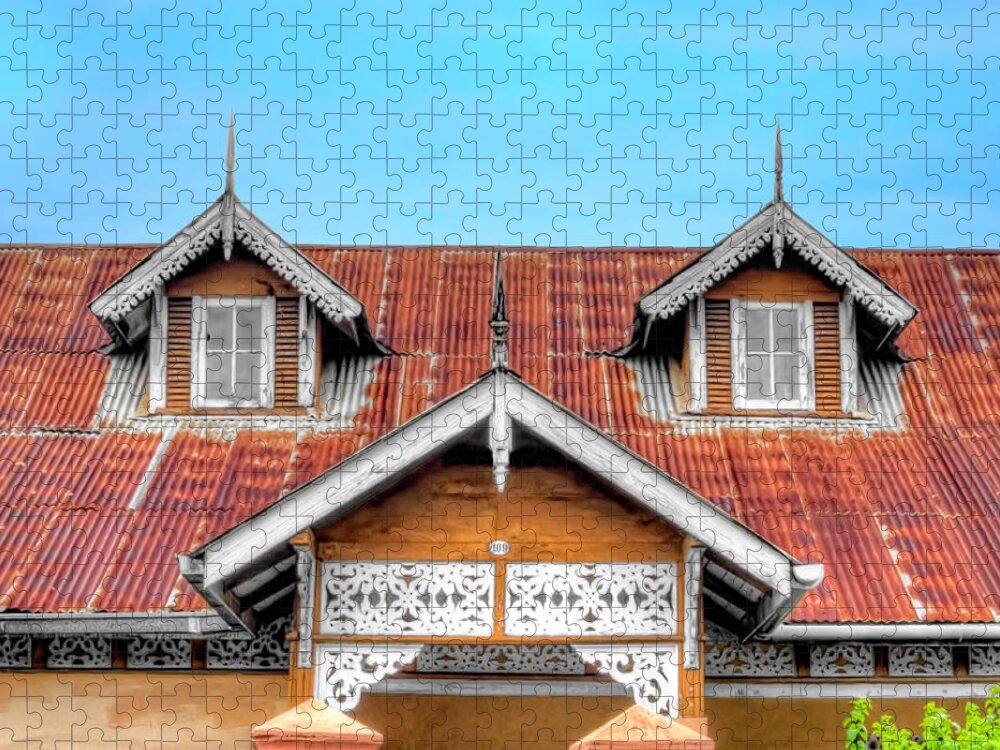 Trinidad Jigsaw Puzzle featuring the photograph House # 109 by Nadia Sanowar