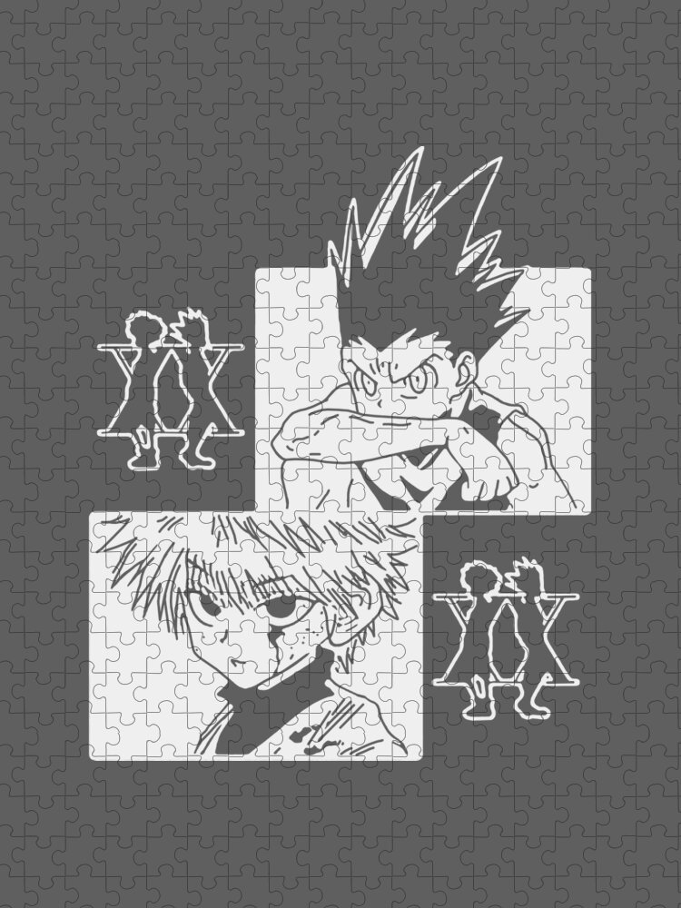 Hunter X Hunter Gon And Killua Anime Manga cute Jigsaw Puzzle