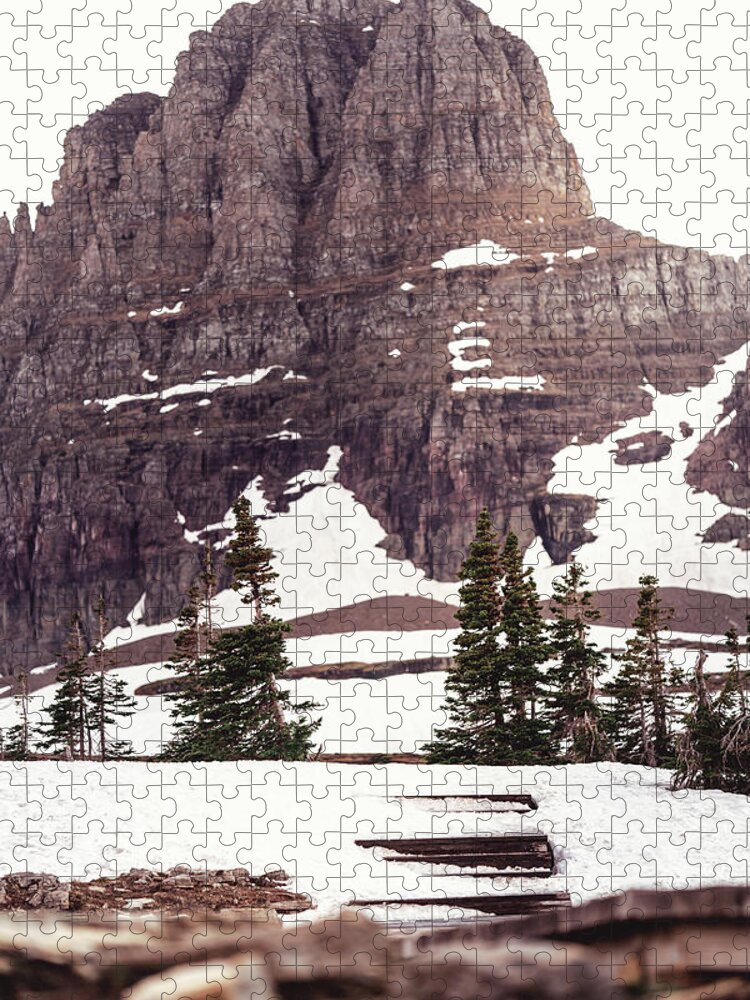  Jigsaw Puzzle featuring the photograph Iconic Logan Pass by William Boggs