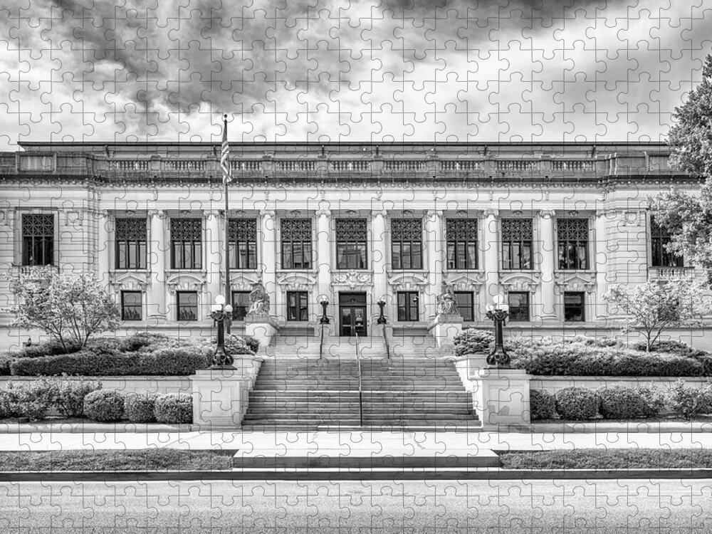 Illinois Supreme Court Jigsaw Puzzle featuring the photograph Illinois Supreme Court - Springfield, IL by Susan Rissi Tregoning