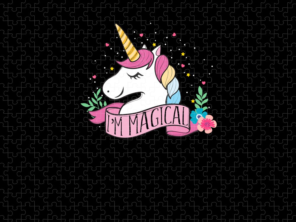 Im Magical Unicorn print Cute Gift for Girls Digital Art by Art Frikiland -  Pixels