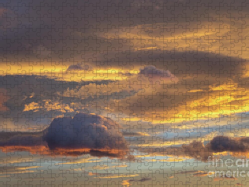 Clouds Jigsaw Puzzle featuring the photograph In the sea of clouds 2 by Adriana Mueller