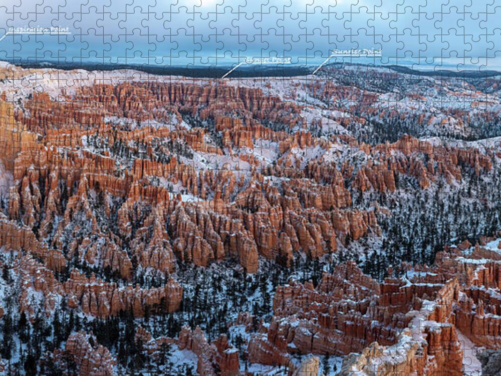 Arches Jigsaw Puzzle featuring the photograph Informative photo of Bryce Canyon by Edgars Erglis