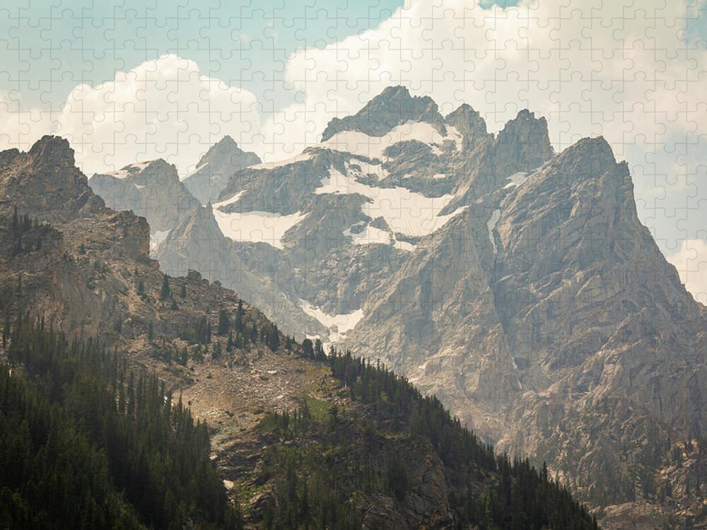 Mountains Jigsaw Puzzle featuring the photograph Inspirational Mountain Range by Katie Dobies