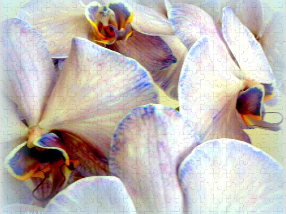 Orchids Beautiful 22 Jigsaw Puzzle featuring the photograph Jane's Orchids Beautiful by VIVA Anderson