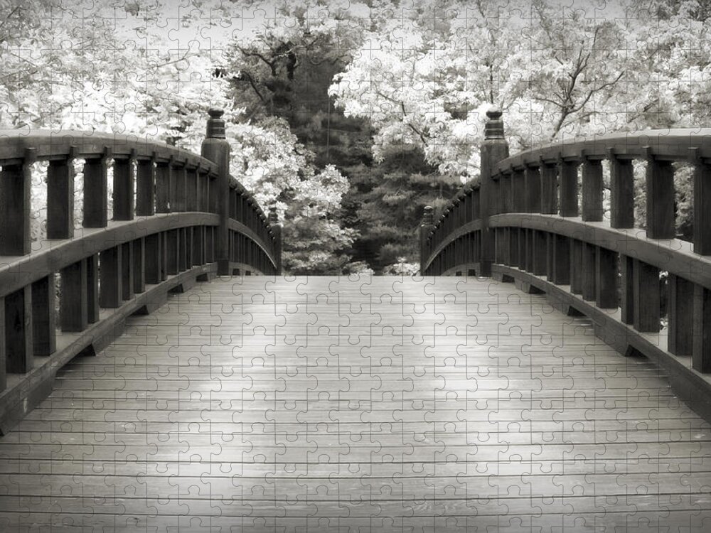 3scape Jigsaw Puzzle featuring the photograph Japanese Dream Infrared by Adam Romanowicz