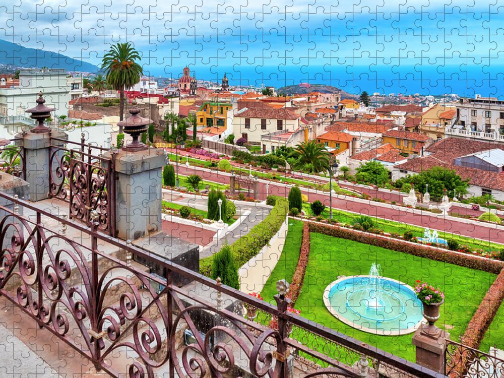 Spain Jigsaw Puzzle featuring the photograph Jardines Victoria by Fabrizio Troiani
