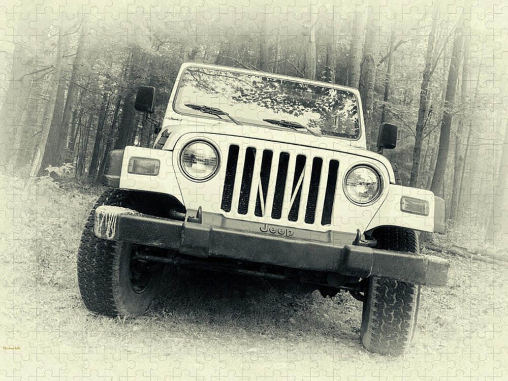 Jeep Jigsaw Puzzle featuring the photograph Jeep Wrangler TJ by Christina Rollo