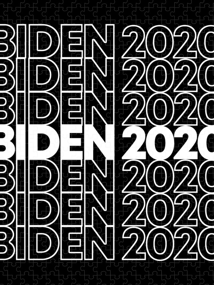 Joe Biden 2020 Jigsaw Puzzle featuring the digital art Joe Biden 2020 by Flippin Sweet Gear