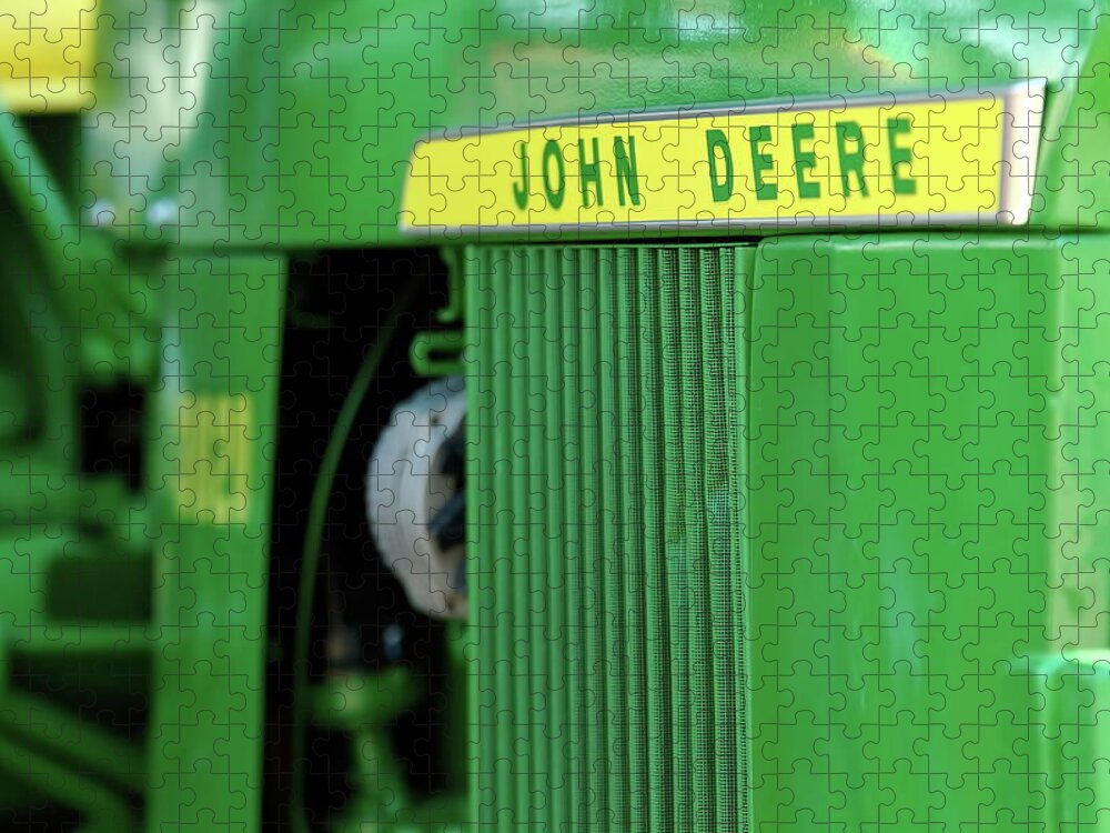 John Deere Jigsaw Puzzle featuring the photograph John Deere 3020 by Lens Art Photography By Larry Trager