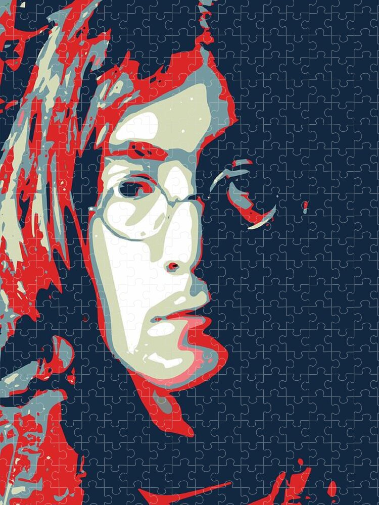 Legend Jigsaw Puzzle featuring the digital art John Lennon 1 OHS by Ahmad Nusyirwan