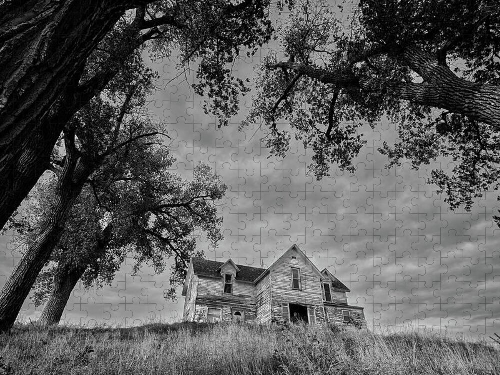 Haunted House Jigsaw Puzzle featuring the photograph June 2022 Haunted House 2 by Alain Zarinelli