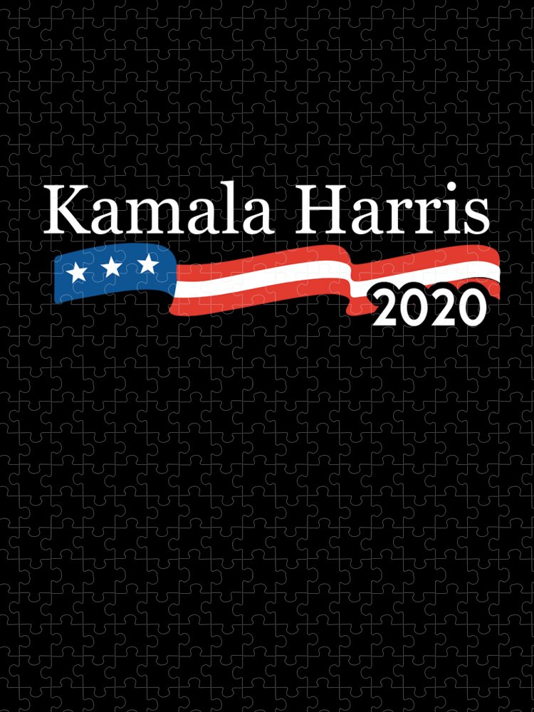 Cool Jigsaw Puzzle featuring the digital art Kamala Harris 2020 For President by Flippin Sweet Gear