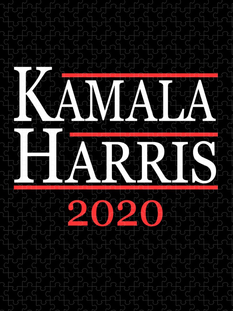 Cool Jigsaw Puzzle featuring the digital art Kamala Harris For President 2020 by Flippin Sweet Gear