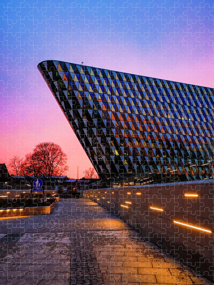 Architecture Jigsaw Puzzle featuring the photograph Karolinska by Alexander Farnsworth