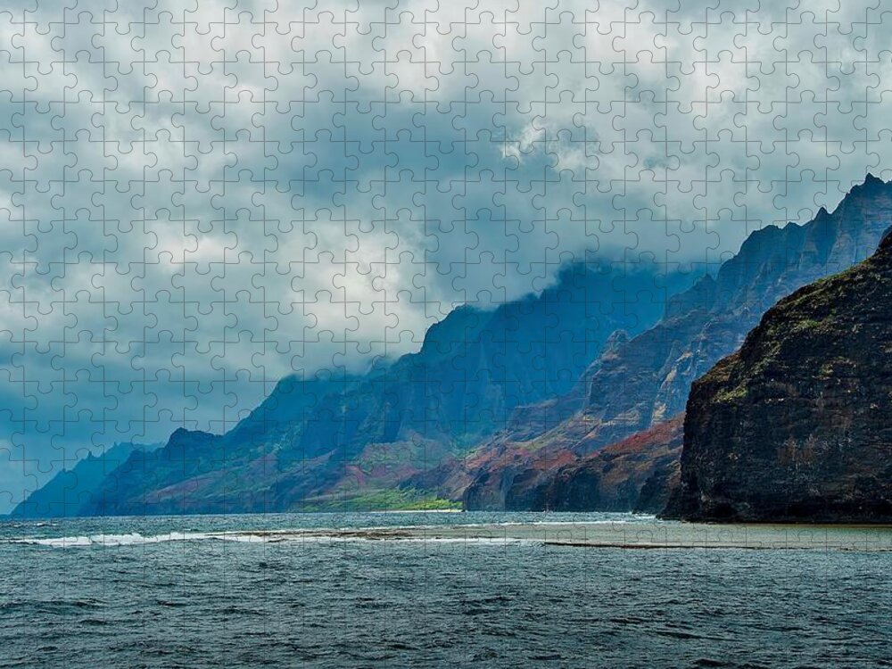 Kauai Jigsaw Puzzle featuring the photograph Kauai Napali Coast by Dan Eskelson