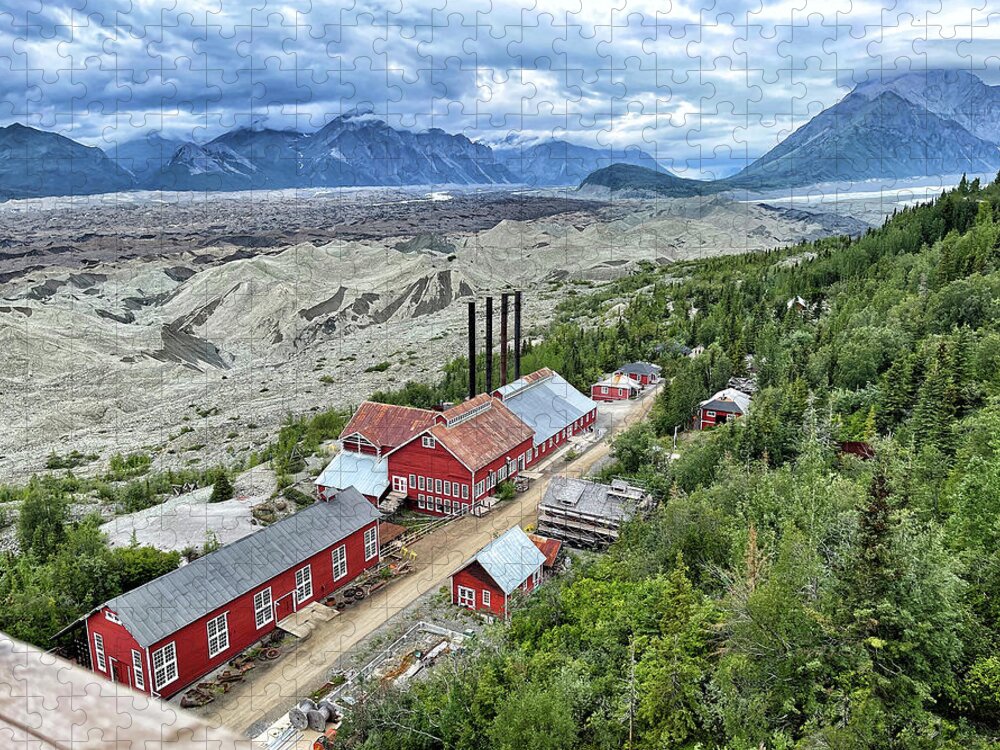 Alaska Jigsaw Puzzle featuring the photograph Kennecott Ruins III by Cheryl Strahl