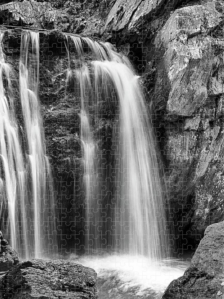 Cascading Jigsaw Puzzle featuring the photograph Kilgore Falls I by Charles Floyd