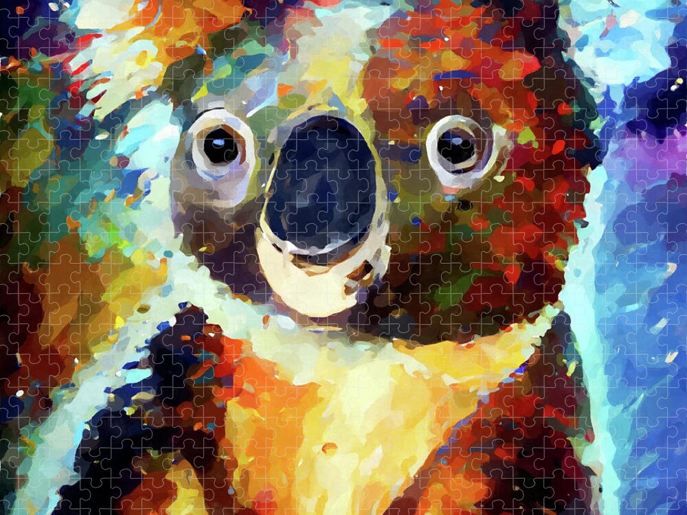 Colorful Koala Paint By Numbers - Paint By Numbers
