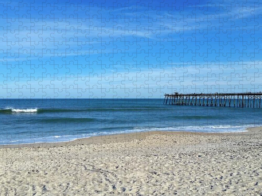 Kure Beach North Carolina Jigsaw Puzzle featuring the photograph Kure Beach by Rick Nelson