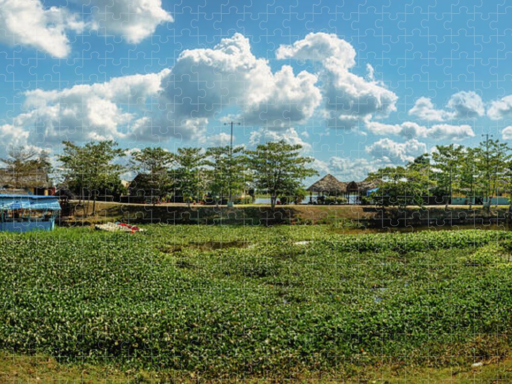 Lago Jigsaw Puzzle featuring the photograph La Punta Lago de Los Suenos by Micah Offman