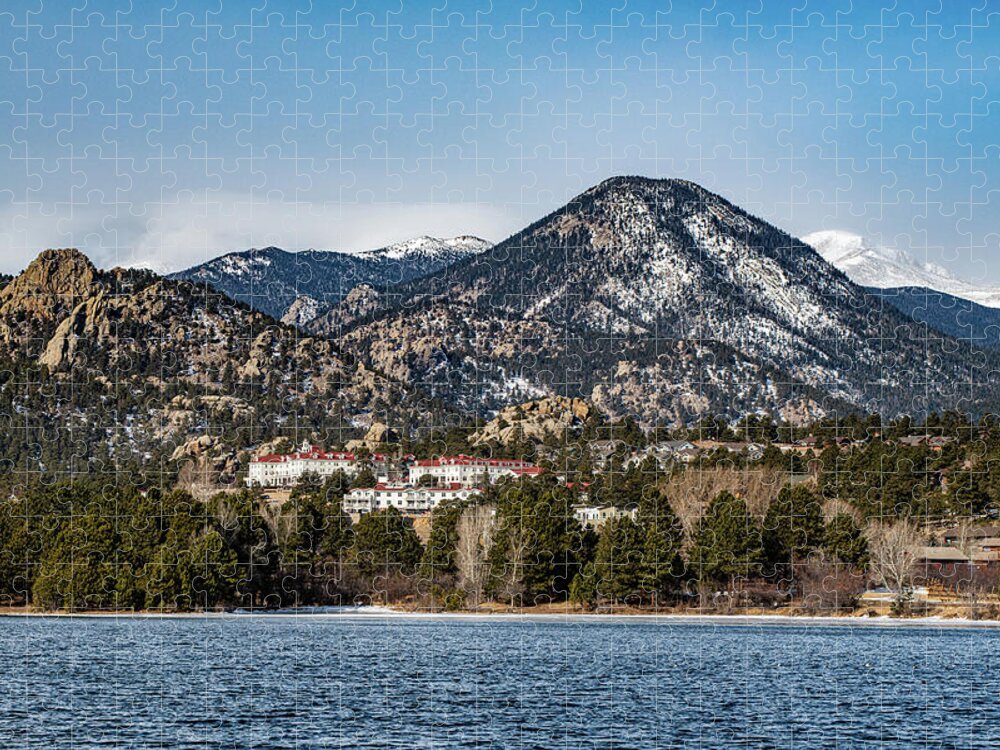 Rocky Mountain National Park Jigsaw Puzzle featuring the photograph Lake Estes Colorado by Douglas Wielfaert
