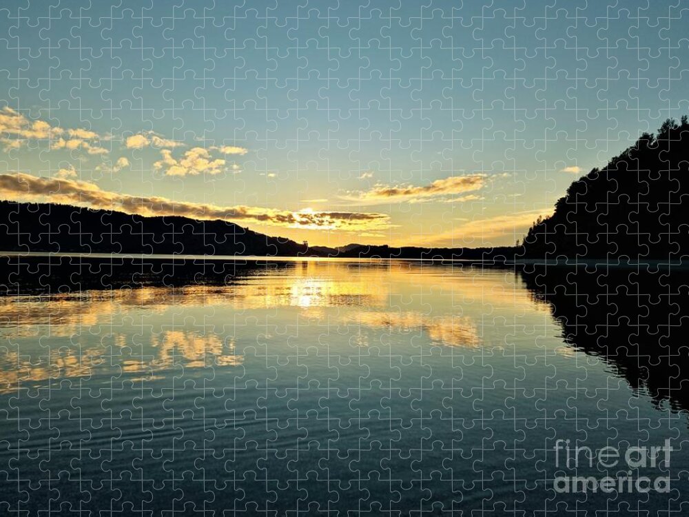 Lake Jigsaw Puzzle featuring the photograph Lake Life #1 by Tracey Lee Cassin