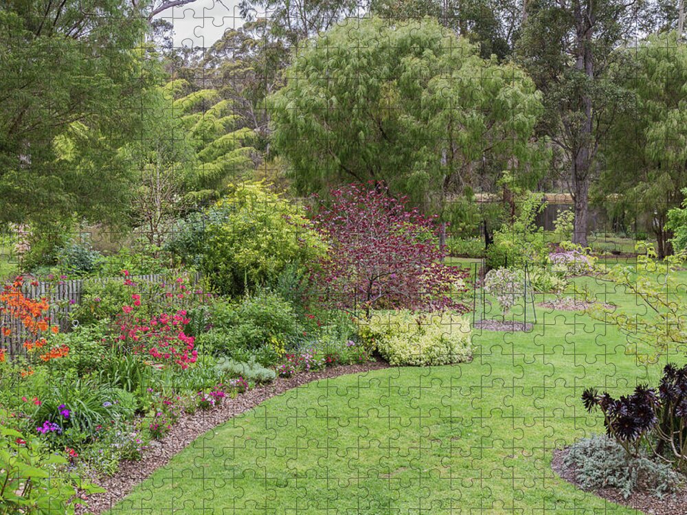 Garden Jigsaw Puzzle featuring the photograph Lakeside, Pemberton, Western Australia #3 by Elaine Teague