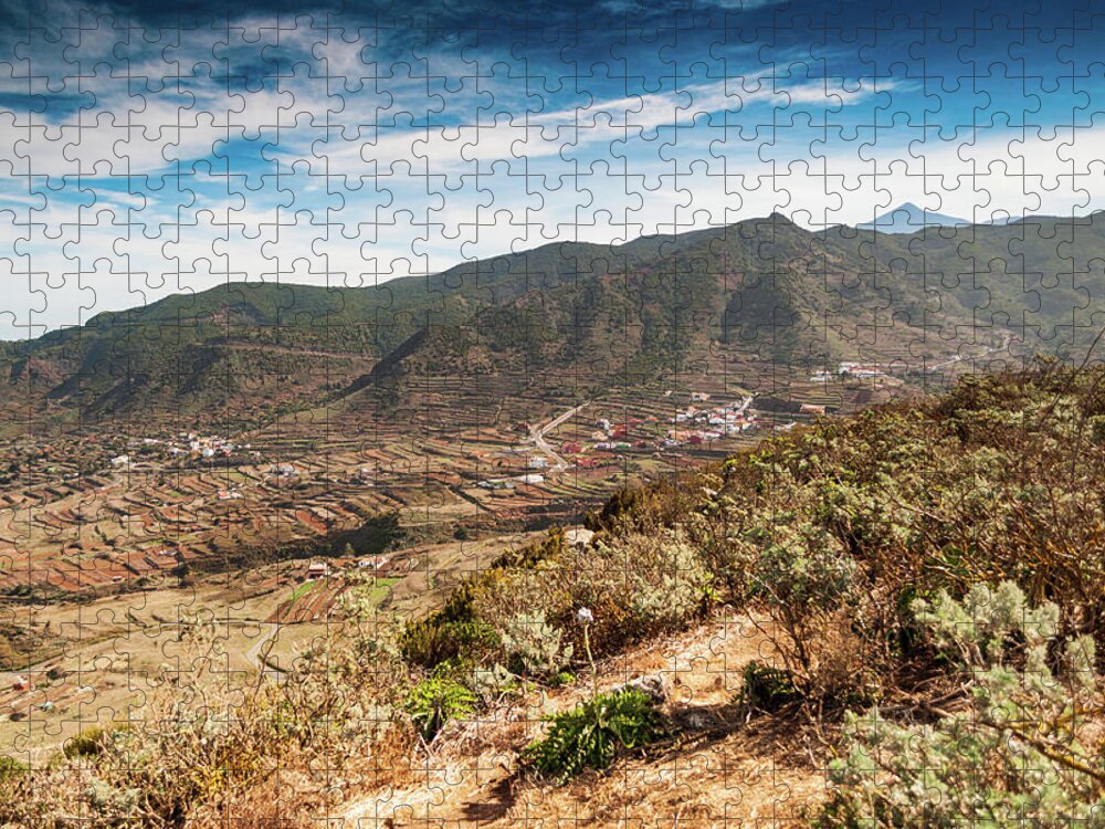Las Lagunetas Jigsaw Puzzle featuring the photograph Las Lagunetas by Gavin Lewis