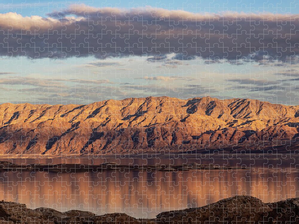 Nevada Jigsaw Puzzle featuring the photograph Las Vegas Bay Reflection by James Marvin Phelps
