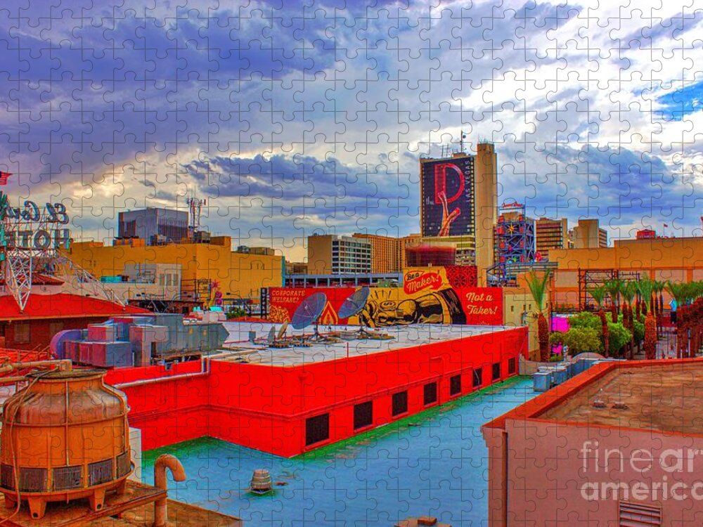  Jigsaw Puzzle featuring the photograph Las Vegas Daydream by Rodney Lee Williams