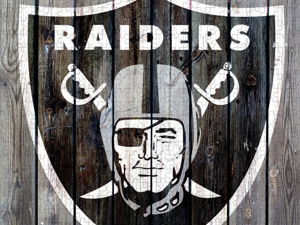 NFL Las Vegas Raiders Helmet Wall Art Sign Wood Sign 24 