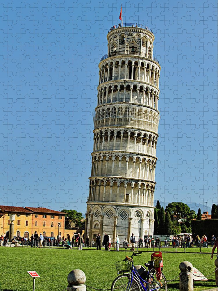 Piazza Del Duomo Jigsaw Puzzle featuring the photograph Leaning Tower of Pisa by Jill Love