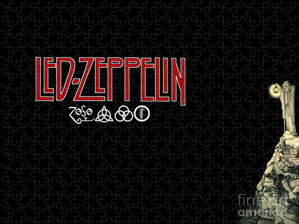 Led Jigsaw Puzzle featuring the photograph Led Zeppelin by Action