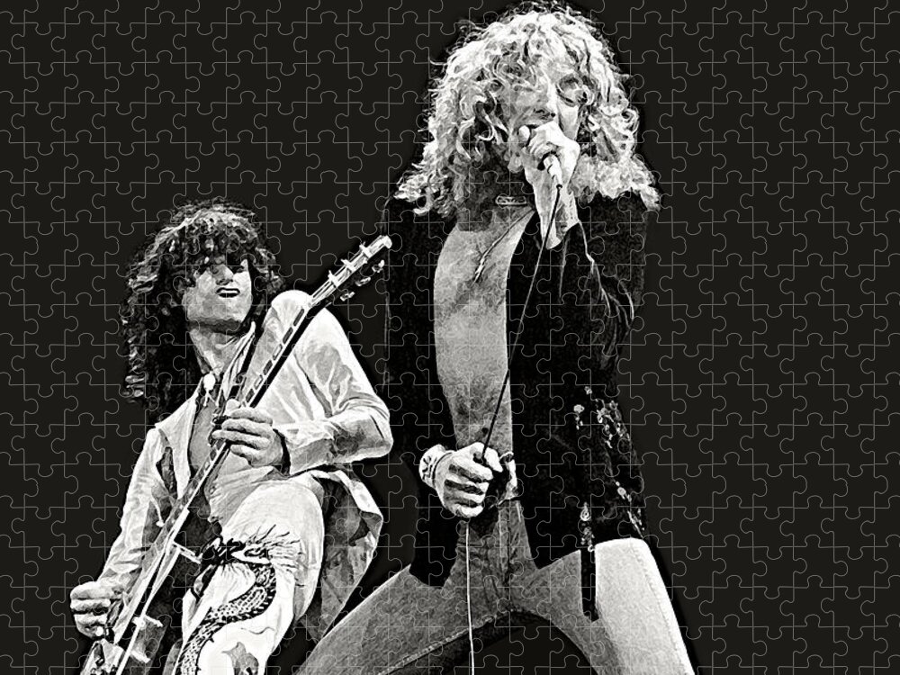 Led Zeppelin, Robert Plant, Jimmy Page, Art Poster, ZoSo, Hard