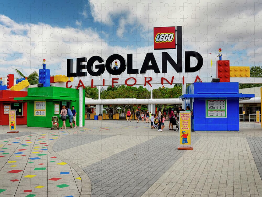 Legoland Jigsaw Puzzle featuring the photograph Legoland California by Ricky Barnard