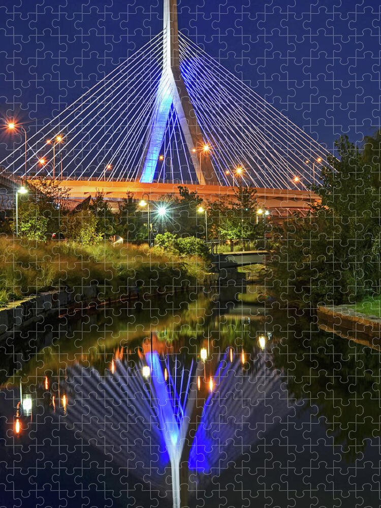 Zakim Bridge and TD Garden Boston MA by Toby McGuire