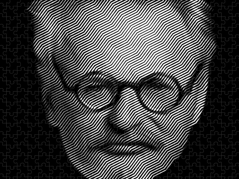 Trotsky Jigsaw Puzzle featuring the digital art Leon Trotsky by Cu Biz