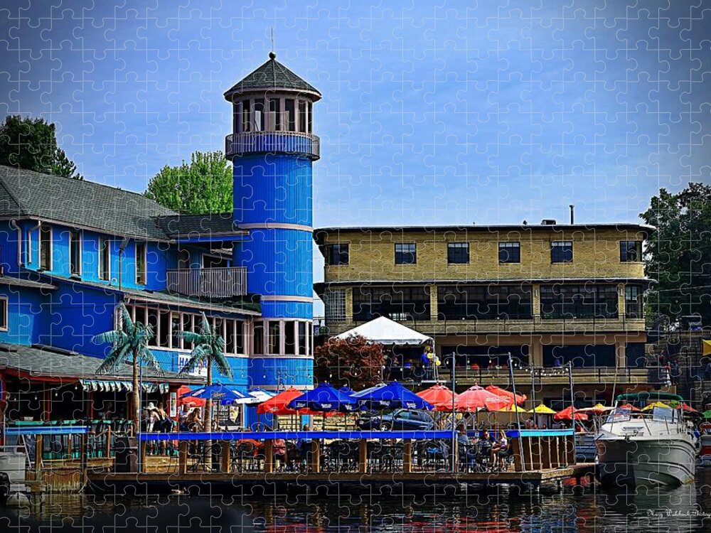 Lake Jigsaw Puzzle featuring the photograph Life on Portage Lakes Ohio by Mary Walchuck