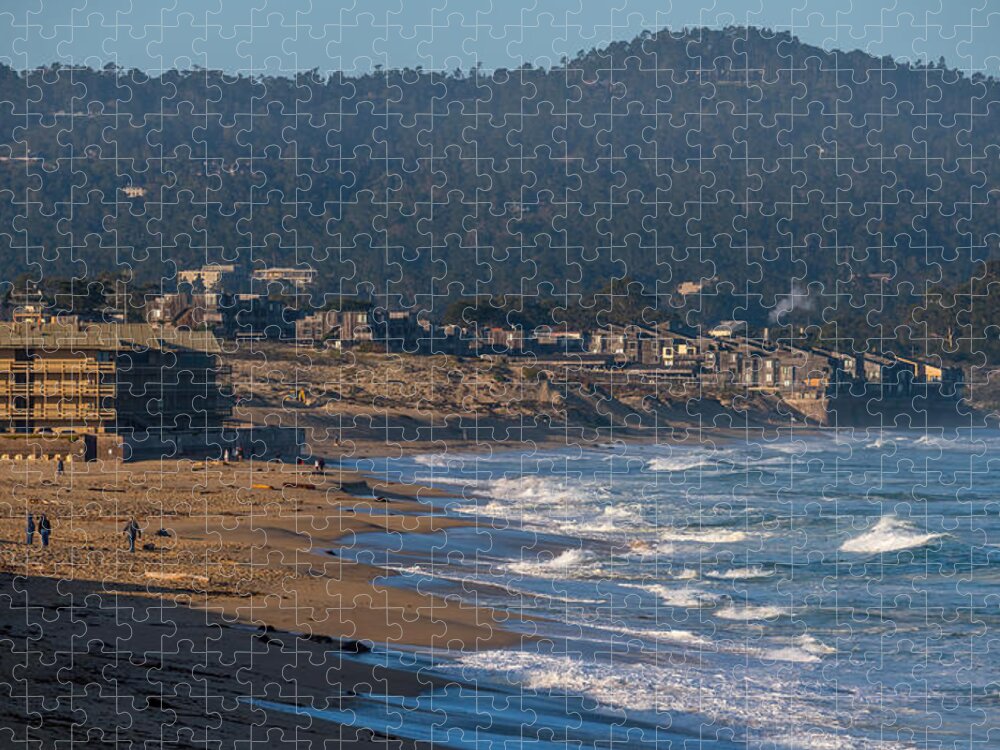 Monterey Jigsaw Puzzle featuring the photograph Life on the Edge by Derek Dean